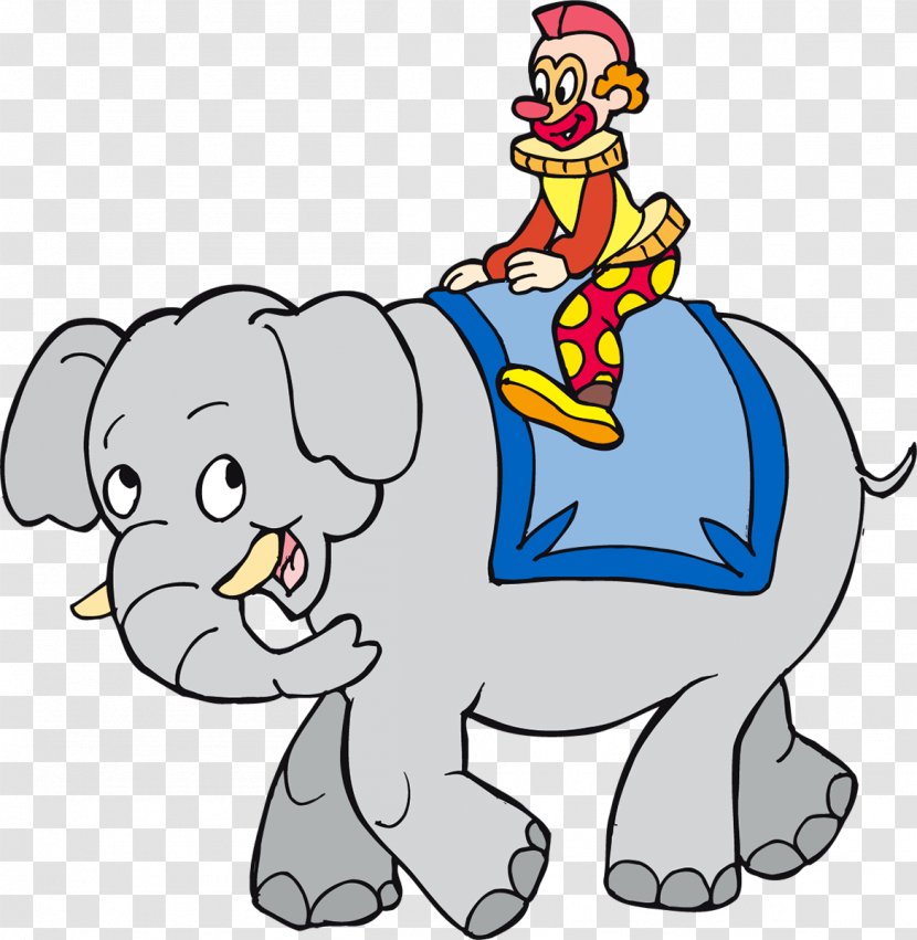 Circus Elephant Cartoon Clip Art - Vertebrate Transparent PNG