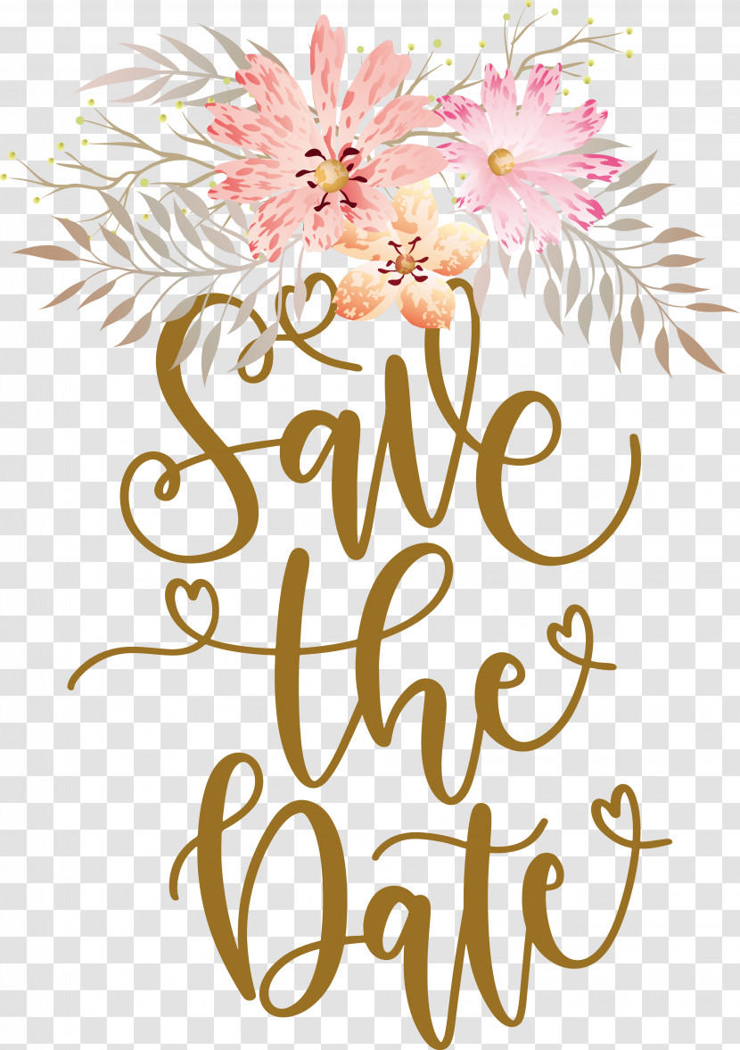 Save The Date Transparent PNG