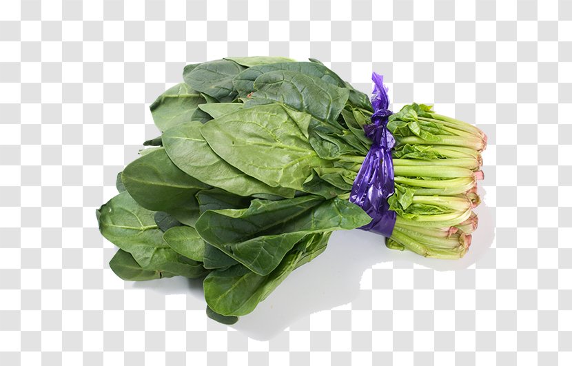 Spinach Vegetable Komatsuna Romaine Lettuce Chard - Superfood - Fresh Vegetables Transparent PNG