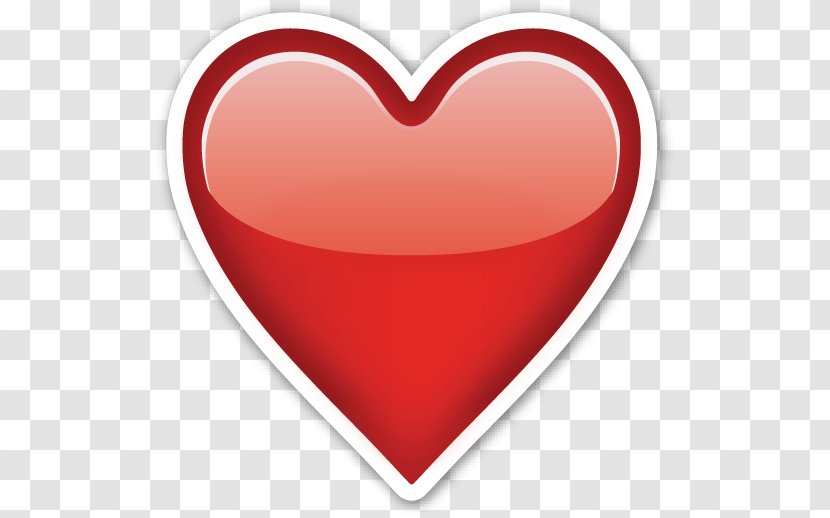 Art Emoji Heart Sticker Emoticon - Iphone Transparent PNG