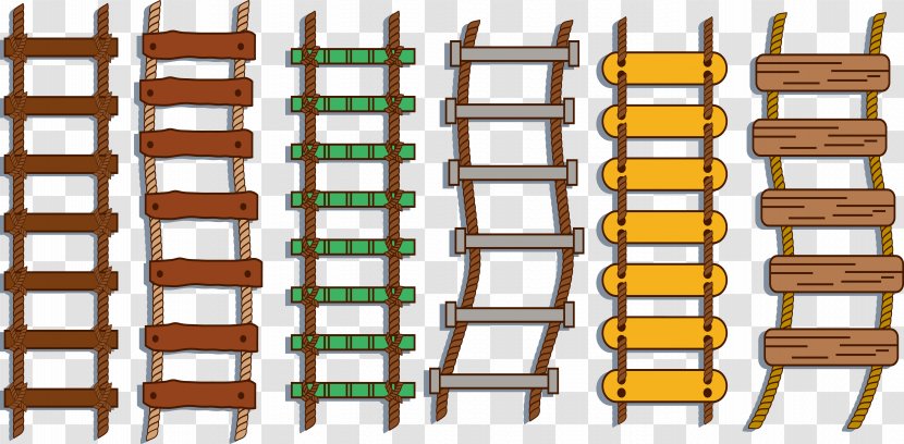 Rope Ladder Stairs Repstege - Knot Transparent PNG