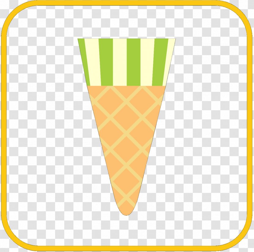 Ice Cream Cones Line Product Design Font - Cone - Triangle Transparent PNG