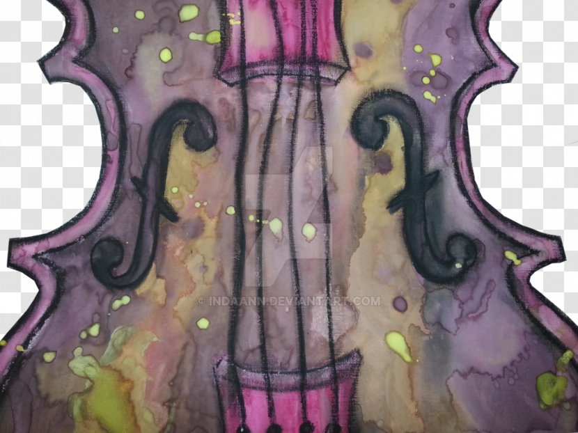 Visual Arts Painting Violin - Violet - Beautiful Transparent PNG