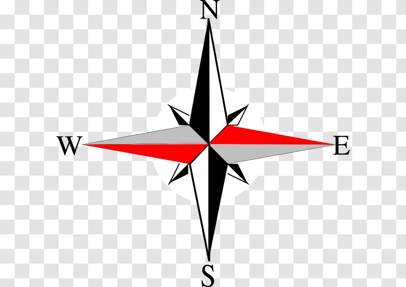 Compass Rose North Clip Art - Wing Transparent PNG