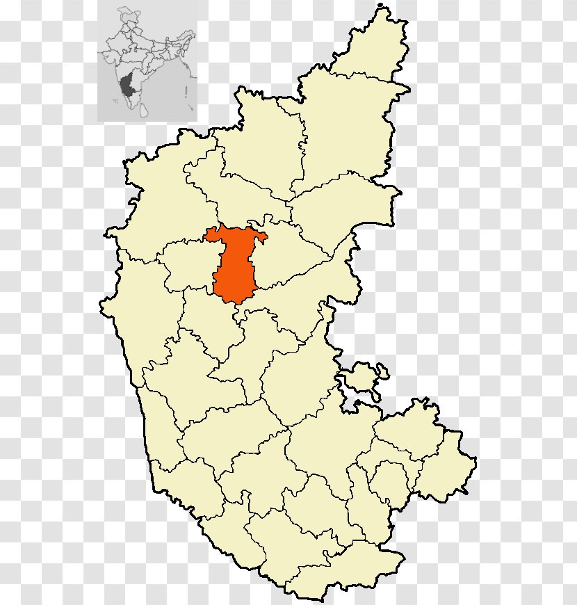 Uttara Kannada Belgaum Ramanagara District Shimoga Bellary - Kodagu - Map Transparent PNG