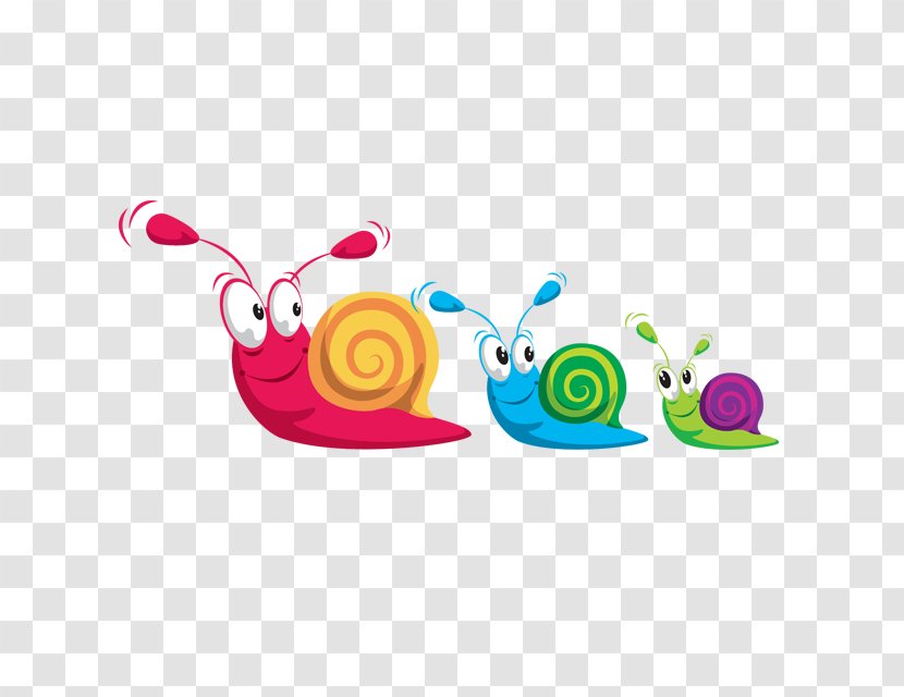 Drawing Painting Animal - Pattern - Colored Cartoon Snail Transparent PNG