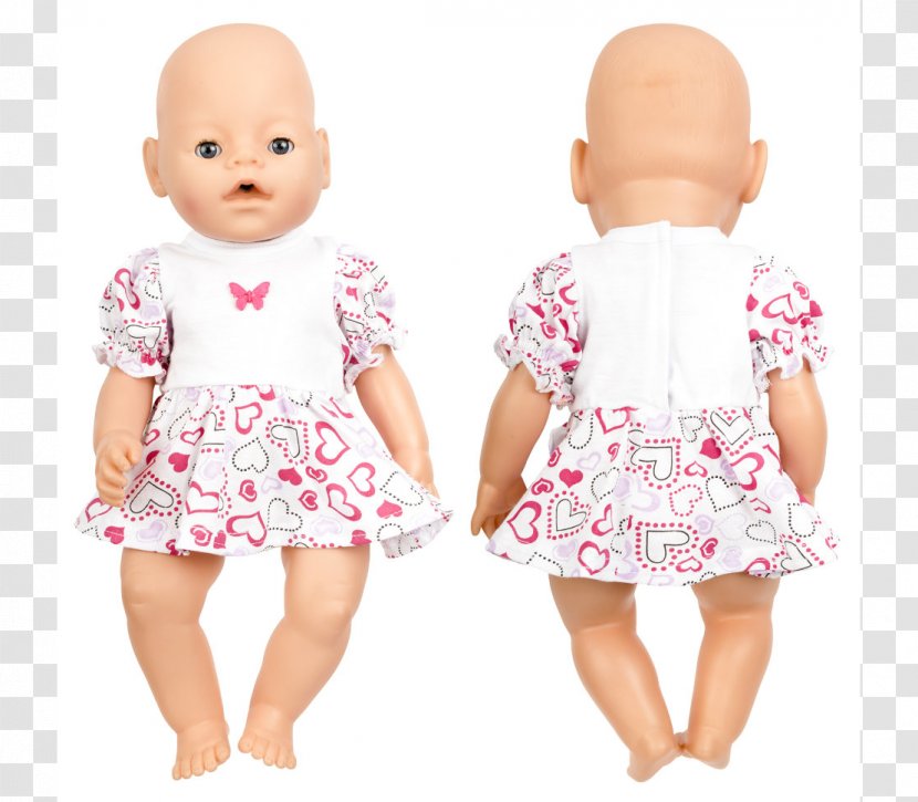 Doll Zapf Creation Clothing Dress Nightwear - Flower - New Born Transparent PNG