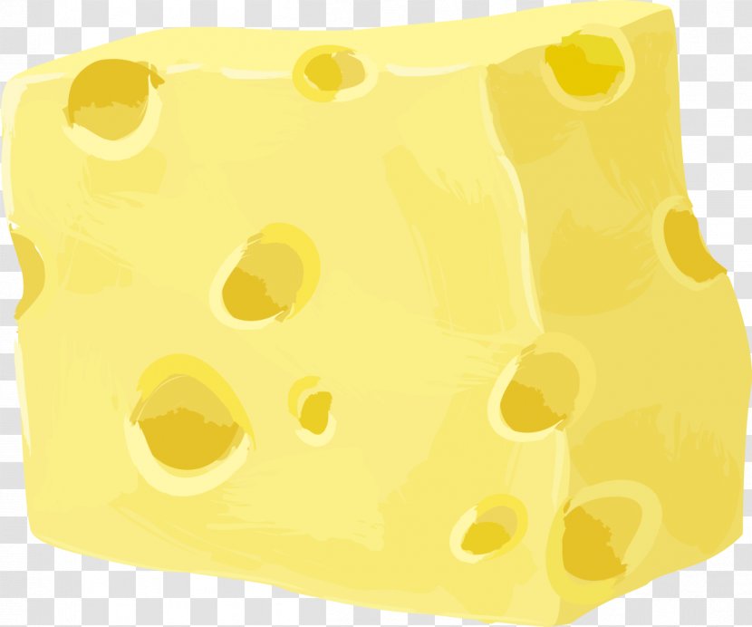 Cheese Pizza - Cream - Hand Painted Yellow Transparent PNG