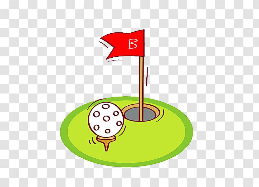 Golf Course Ball - Concepteur - Hand-painted Transparent PNG