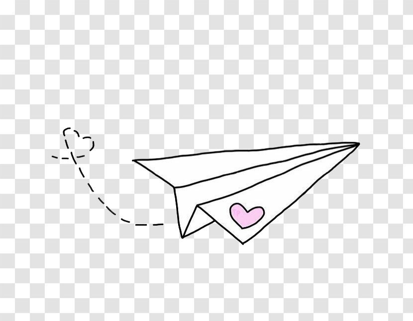 Airplane We Heart It Paper - White Transparent PNG