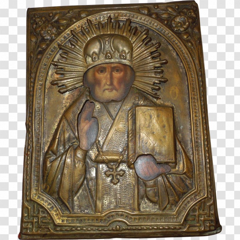 Bronze Antique - Artifact - Saint Nicholas Transparent PNG