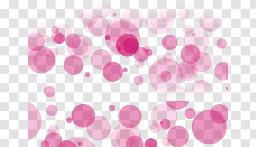Desktop Wallpaper Petal Circle Pattern - Point - Pink Light Effect Transparent PNG