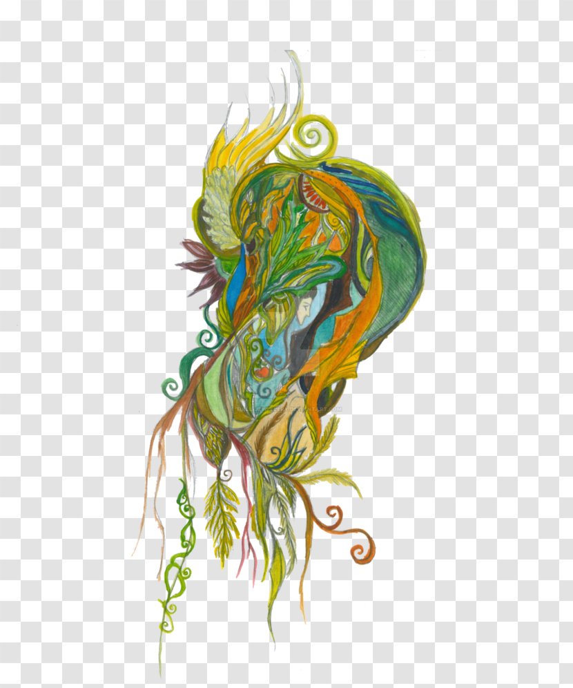 Art Graphic Design Costume - Organism - Feather Watercolor Transparent PNG