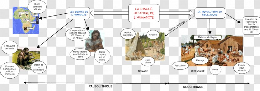 Neolithic Paleolithic Industrial Revolution Mind Map - Dielo Transparent PNG