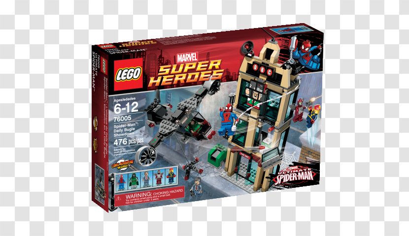 Lego Marvel Super Heroes Spider-Man Wolverine Nova J. Jonah Jameson - Spider Man Transparent PNG