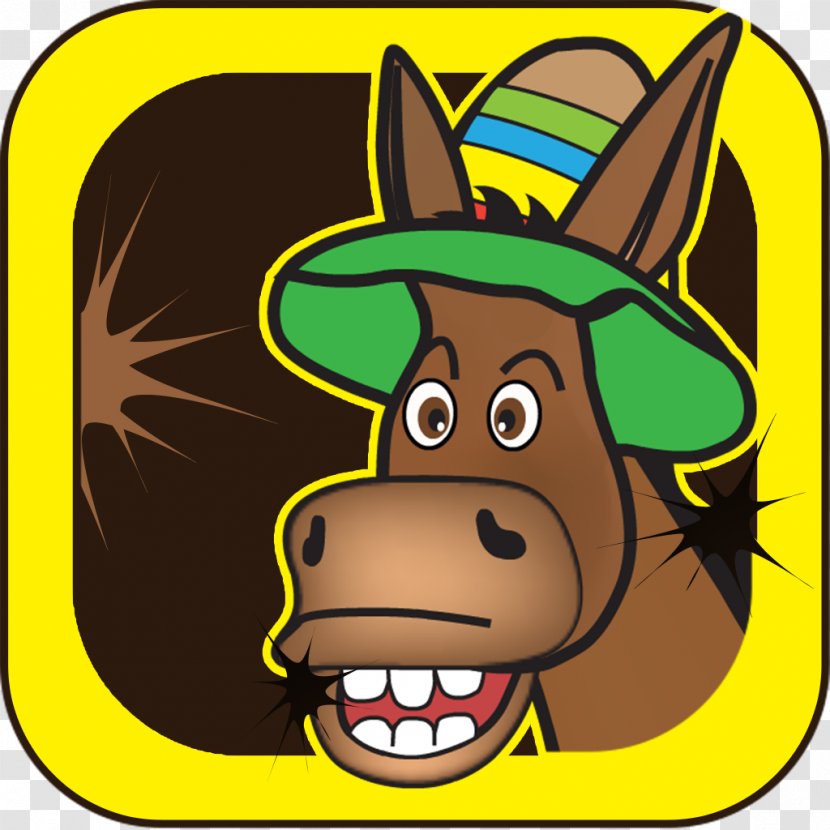 Clip Art Donkey Green Illustration Headgear - Character Transparent PNG
