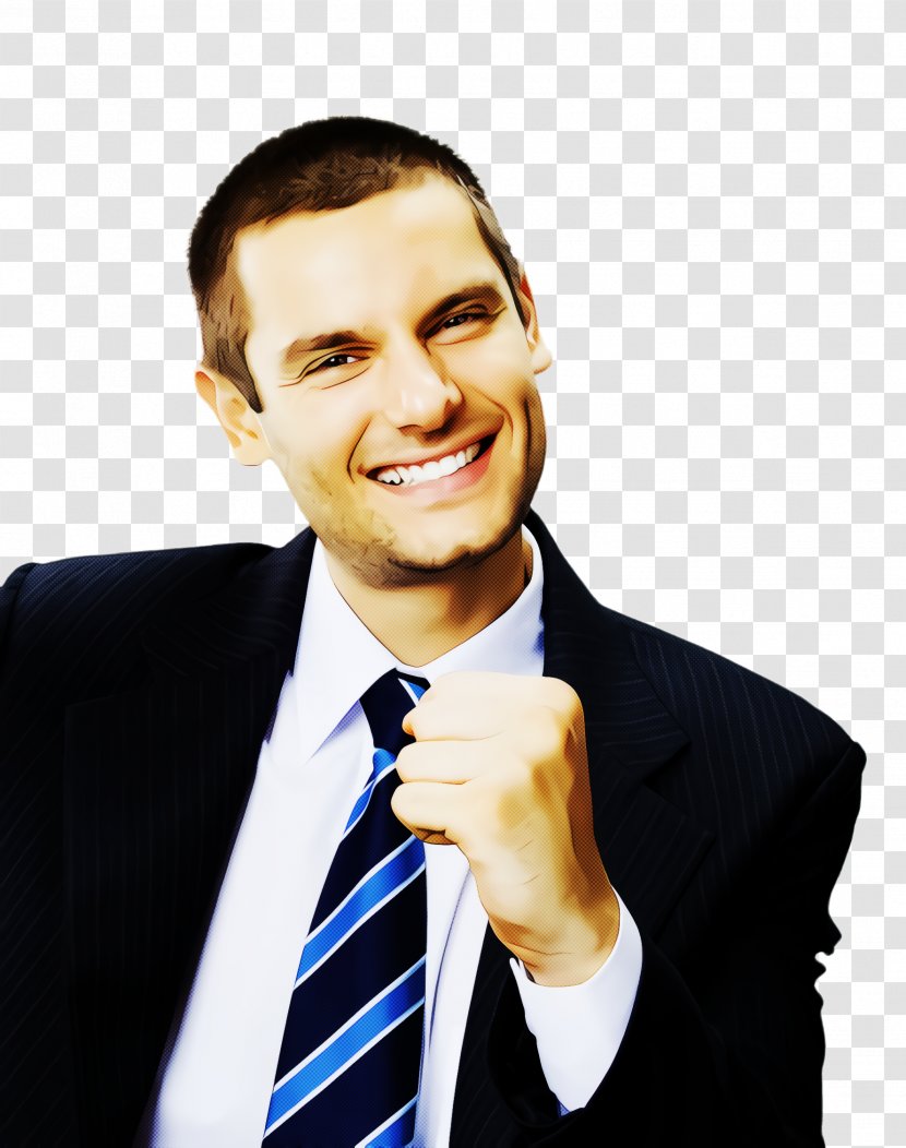 White-collar Worker Gesture Finger Businessperson Formal Wear - Smile Thumb Transparent PNG