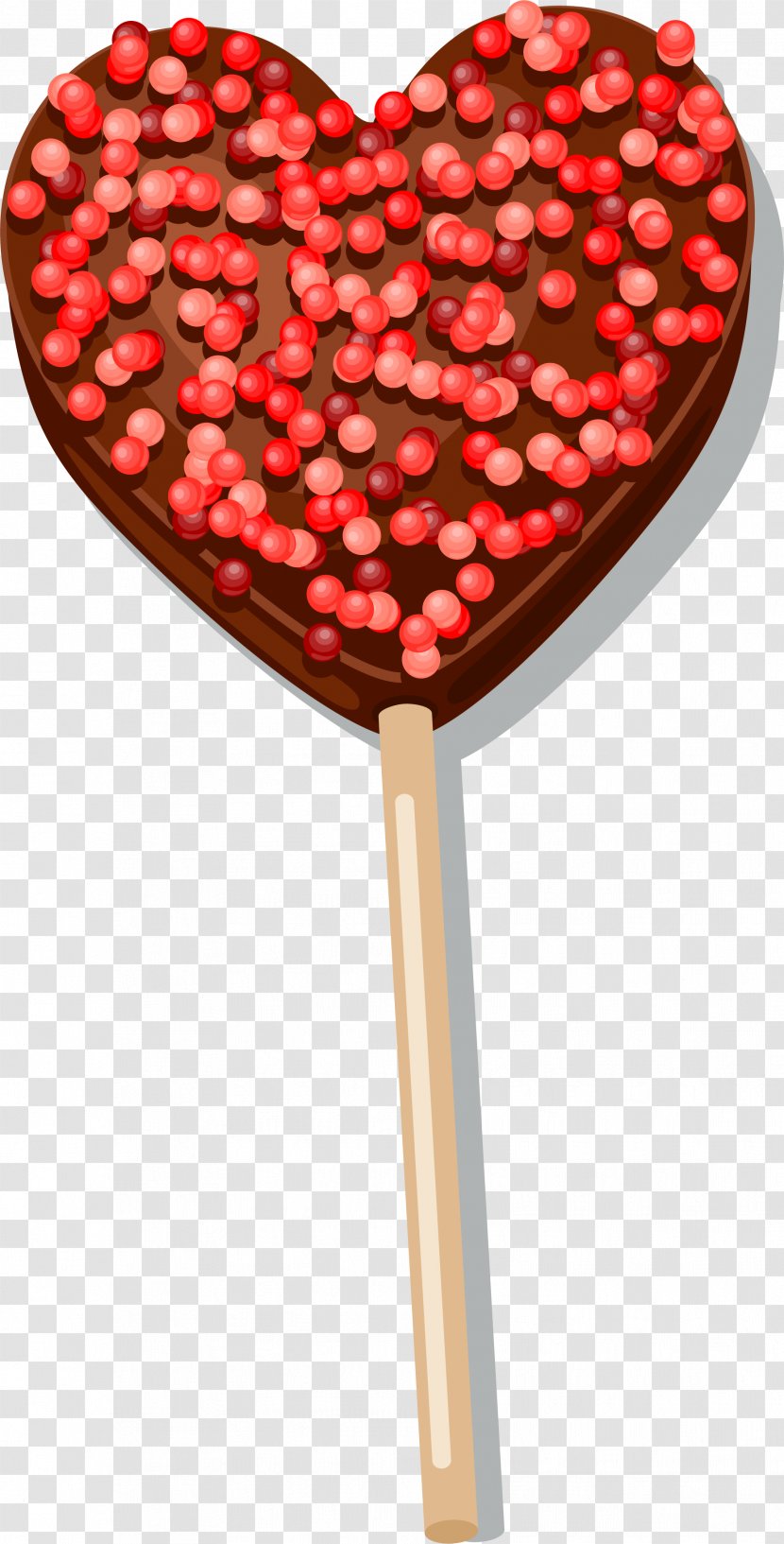 Lollipop Candy Valentine's Day - Chocolate Transparent PNG