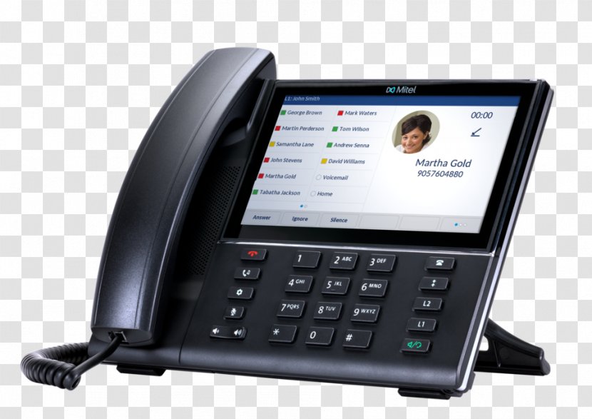 VoIP Phone Mitel 6873 Session Initiation Protocol Business Telephone System - Sip Trunking - Cloud Computing Transparent PNG