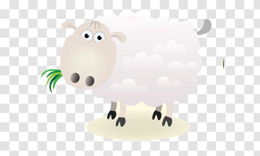 Sheep Cattle Goat Cartoon Drawing - Snout Transparent PNG