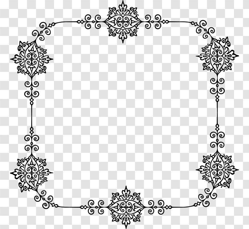 Black And White Clip Art - Area - Jewellery Transparent PNG