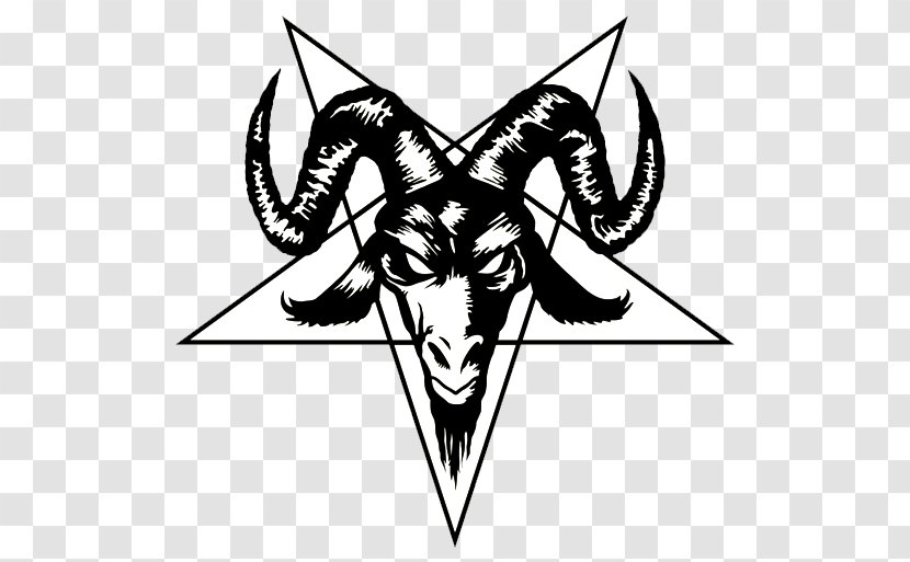 Lucifer Goat The Satanic Witch Rituals Satanism - Drawing Transparent PNG