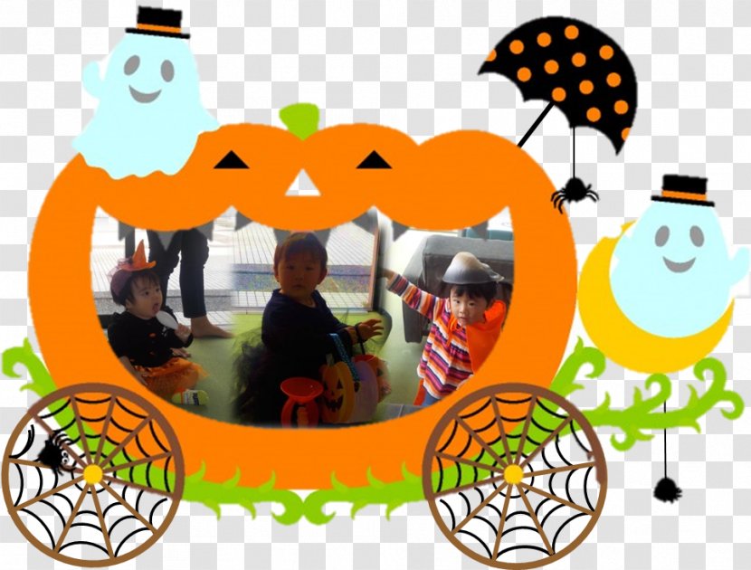 Pumpkin Halloween Horse-drawn Vehicle Clip Art - Horsedrawn - Baby Swimming Pool Transparent PNG