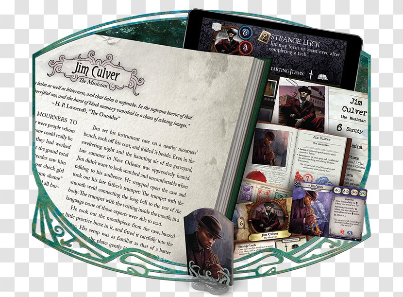 Arkham Horror: The Card Game Fantasy Flight Games Horror Fiction - D20 System - Culvers Transparent PNG
