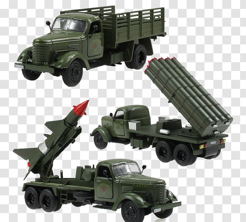 Model Car Scale Models Child Military Vehicle - Truck - Rocket Device Transparent PNG