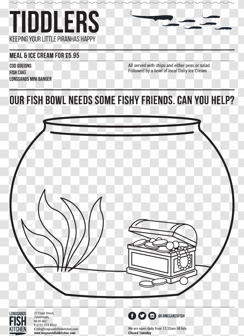 Paper Drawing Coloring Book Product Design Animal - Fish Takeaway Transparent PNG
