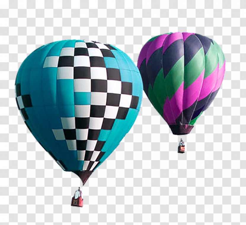 Desktop Wallpaper Parachute Parachuting Mobile Phones - Two Flying Hot Air Balloon Transparent PNG