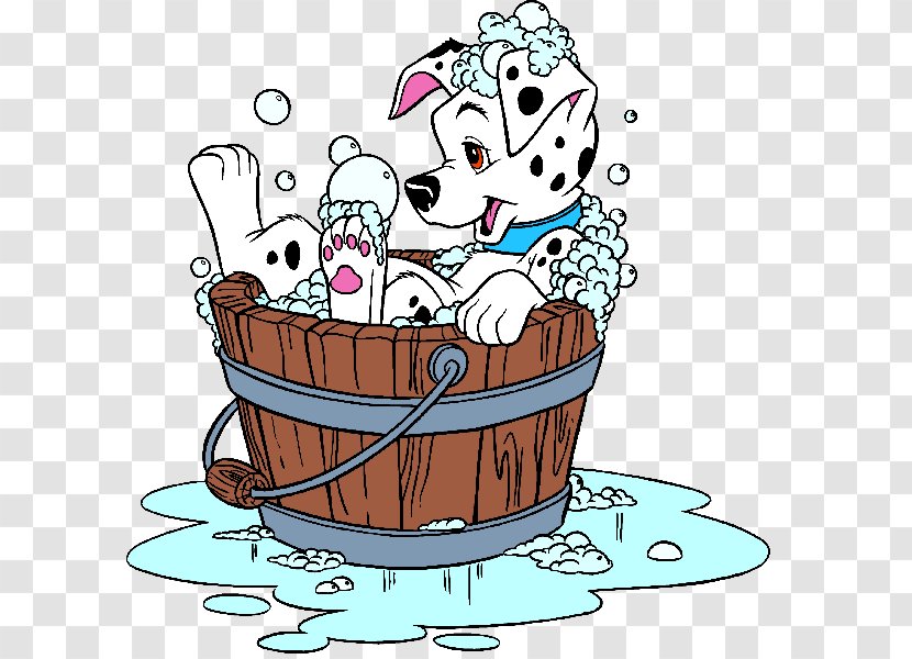 Dalmatian Dog Puppy Bathing Wall Decal Bathtub - One Hundred And Dalmatians - Medicated Bath Transparent PNG