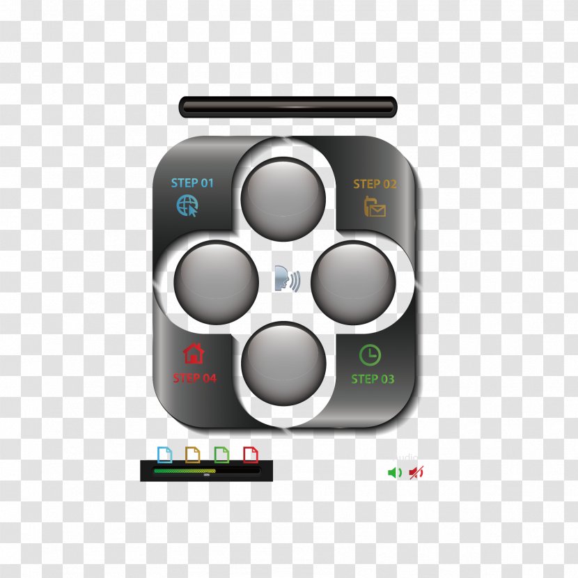 Remote Controls Push-button - Artworks - Vector Ppt Information Map Transparent PNG