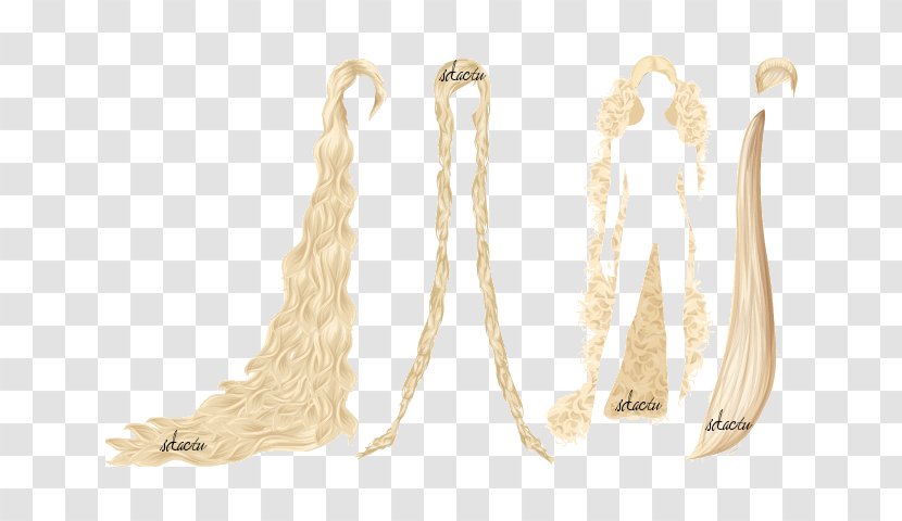 Earring Wig Dress Jewellery Stardoll - Tree - Rapunzel Hair Transparent PNG