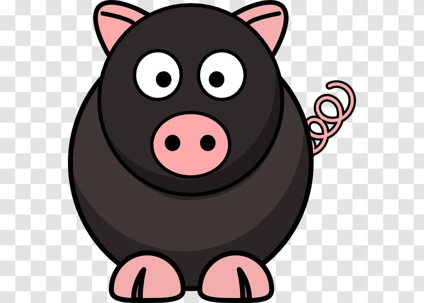 Domestic Pig Pig's Ear Clip Art - Pink Transparent PNG