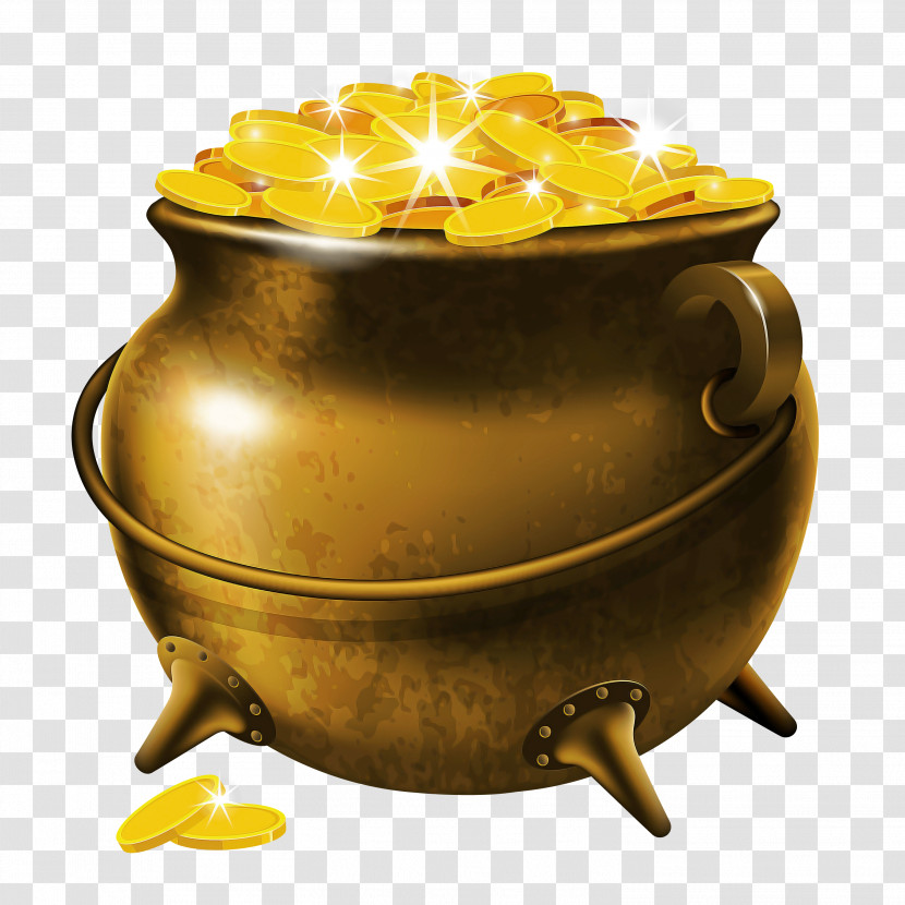 Cauldron Yellow Cookware And Bakeware Metal Transparent PNG