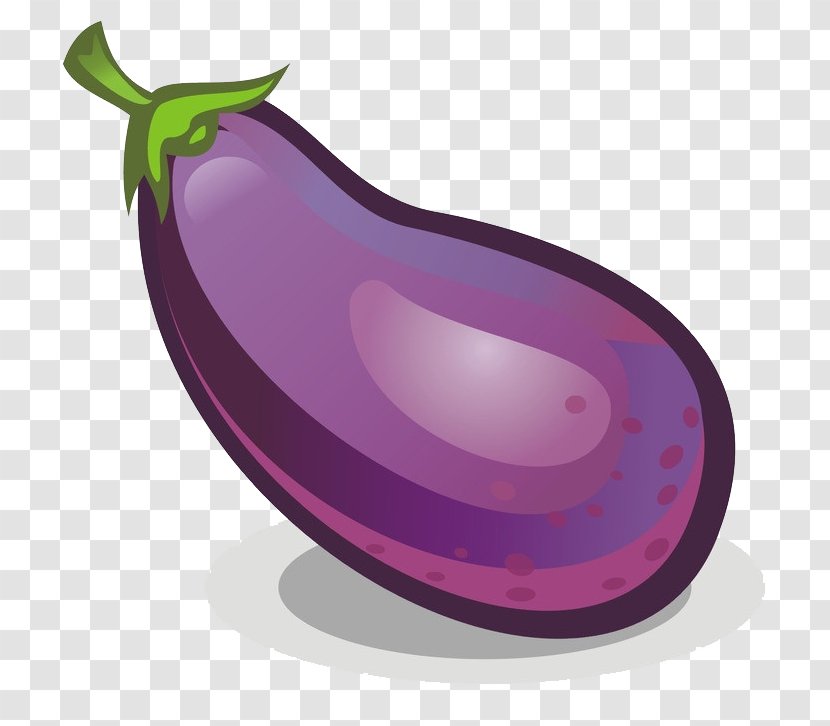 Eggplant Cartoon Vegetable - Lilac - Purple Picture Material Transparent PNG