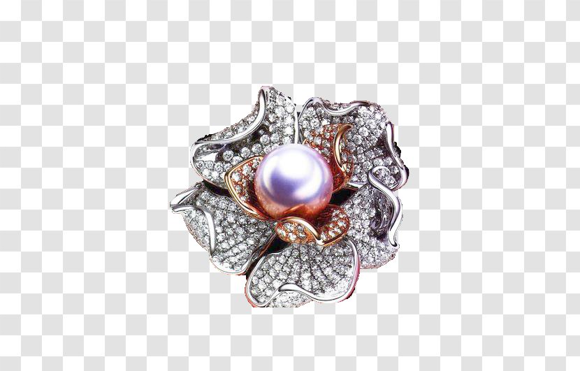 Pearl Earring U9996u98fe Bijou Jewellery - Necklace - Flower Jewelry Advertising Transparent PNG