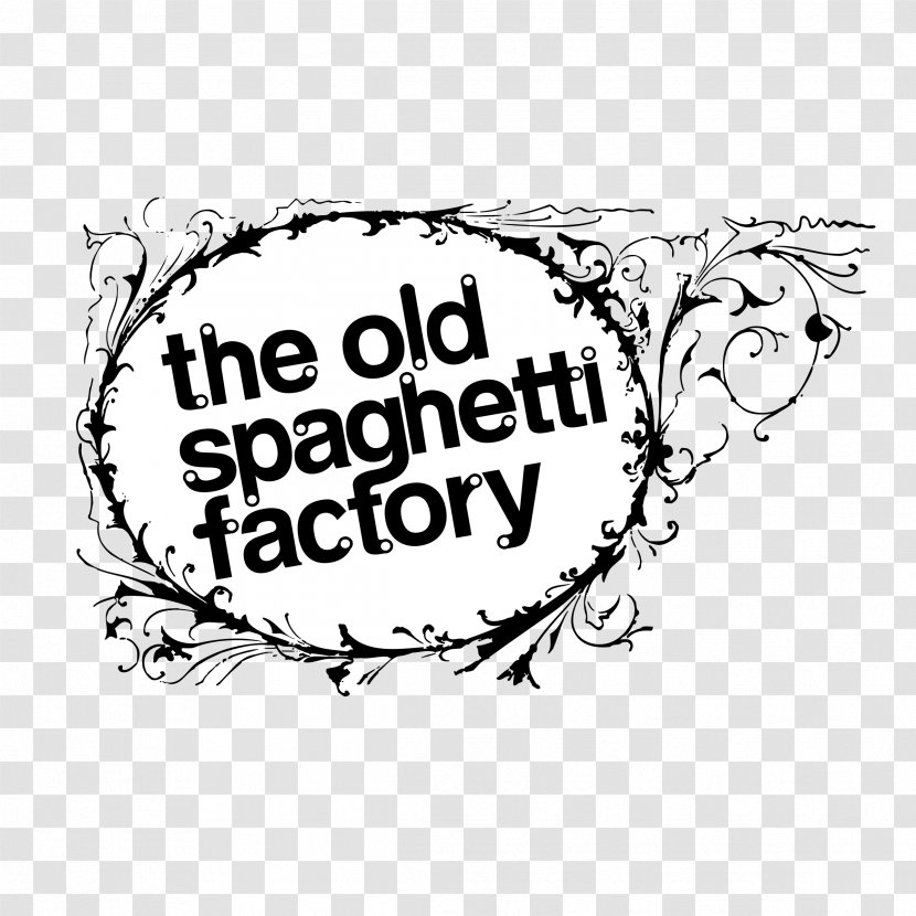 Clip Art Logo The Old Spaghetti Factory Vector Graphics - Text - Industrial Revolution Drawing Building Transparent PNG