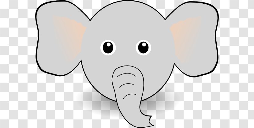 African Elephant Clip Art - Heart - Pictures Cartoon Transparent PNG