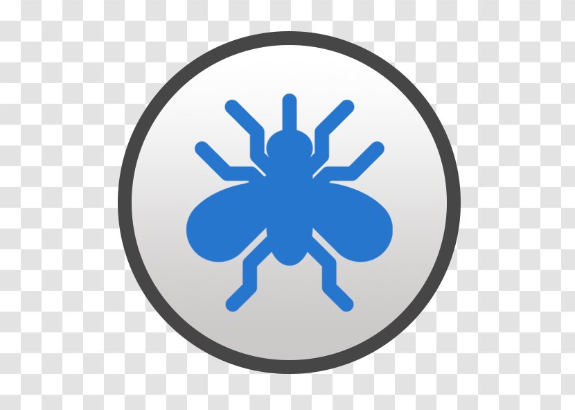 Mosquito - Computer Font - Electric Blue Transparent PNG