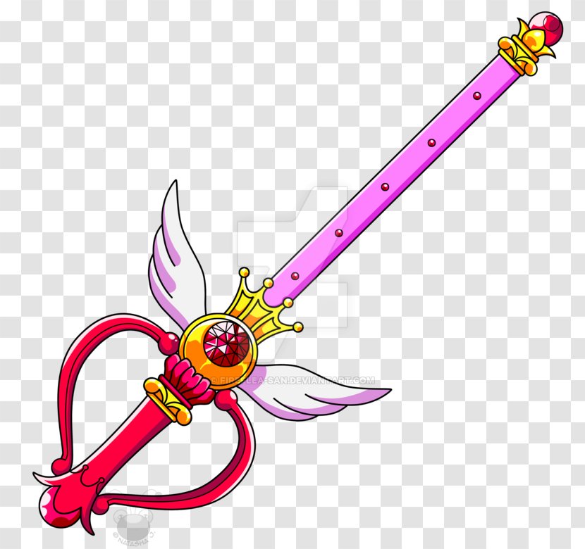 Sailor Neptune Moon Wand Sceptre - Frame Transparent PNG