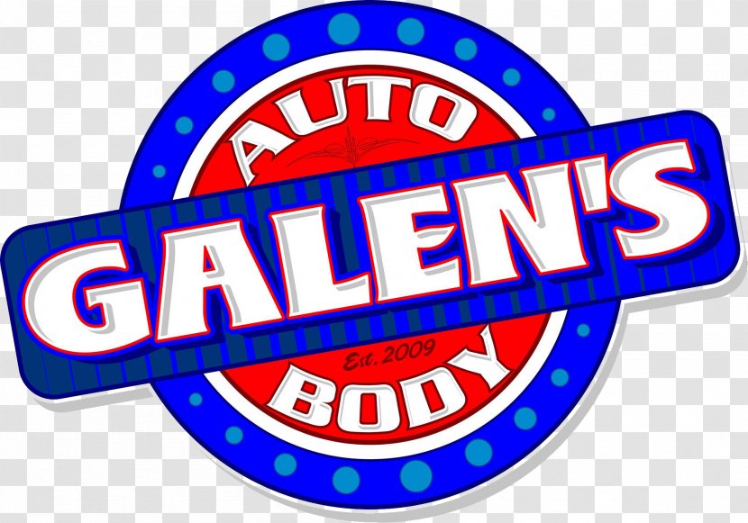 Galen's Auto Body Car Logo Automobile Repair Shop Brand - Trademark - Collision Transparent PNG