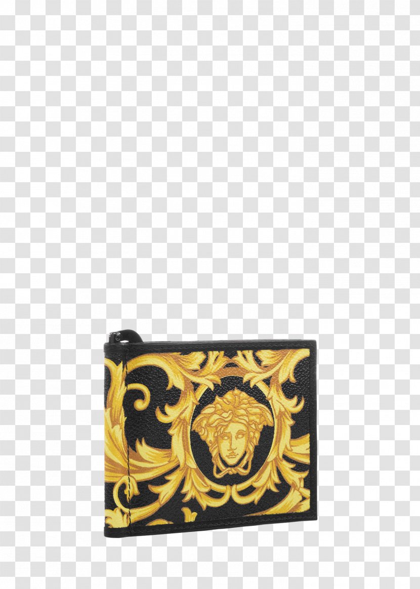 Wallet Versace Men Fashion Leather - Foulard Transparent PNG