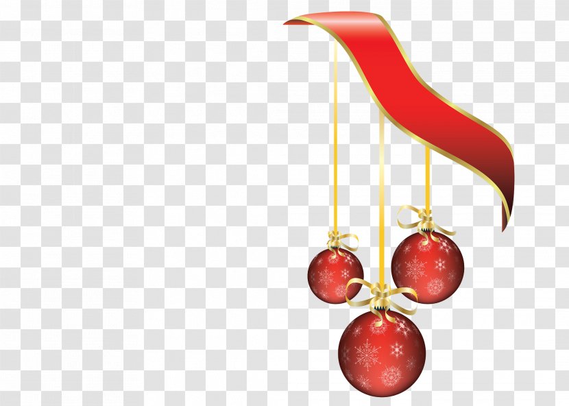 Earring Body Jewellery Fruit Christmas Day - Earrings Transparent PNG