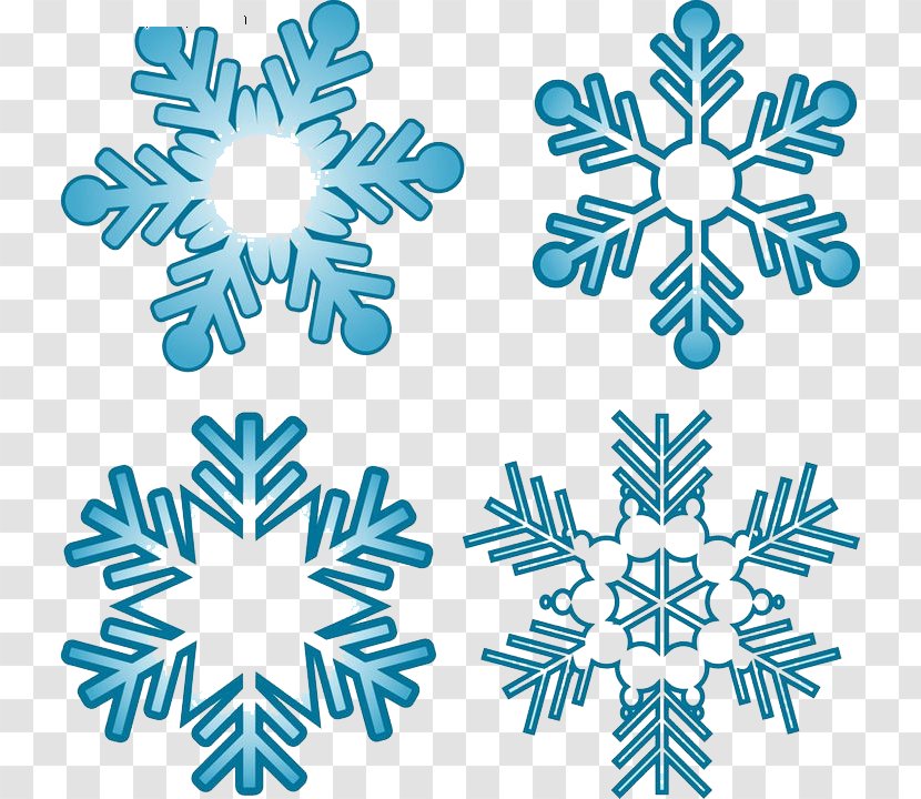 Snowflake Royalty-free Clip Art - Symmetry - Blue Transparent PNG