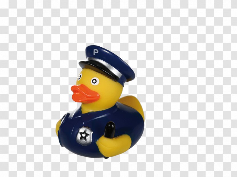 Rubber Duck Police Officer Toy Transparent PNG