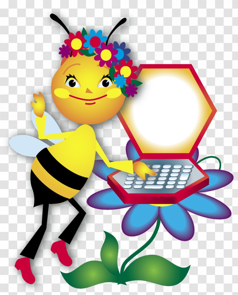 Honey Bee Centerblog - Text Transparent PNG