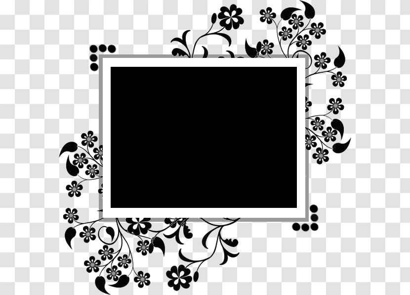 Picture Frames Clip Art - Monochrome - Area Transparent PNG