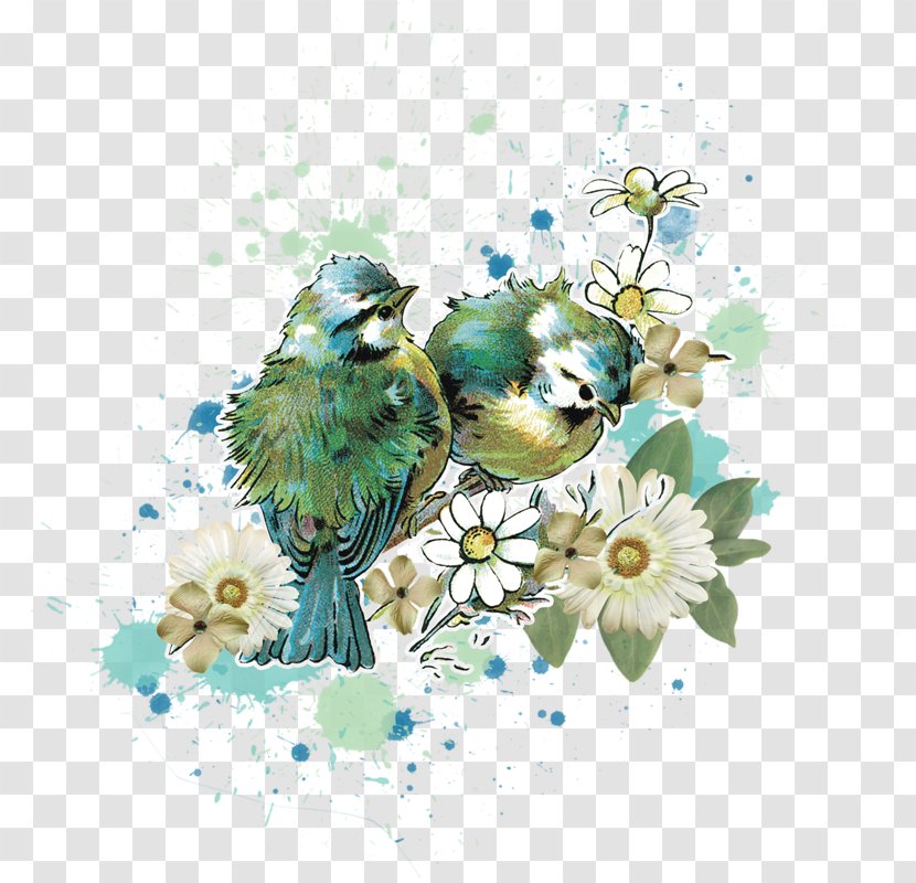 Bird Watercolor Painting Clip Art - Flora Transparent PNG